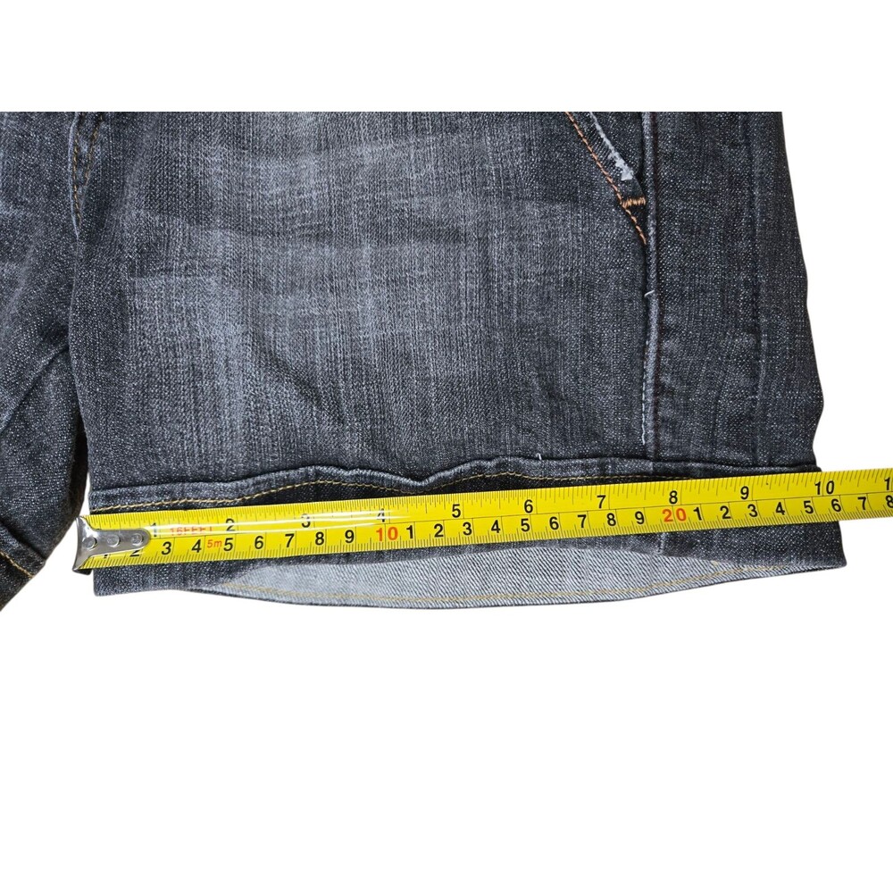 Vintage Vigoss women's Size 30 5" inseam shorts distressed buckle gray - Picture 4 of 9
